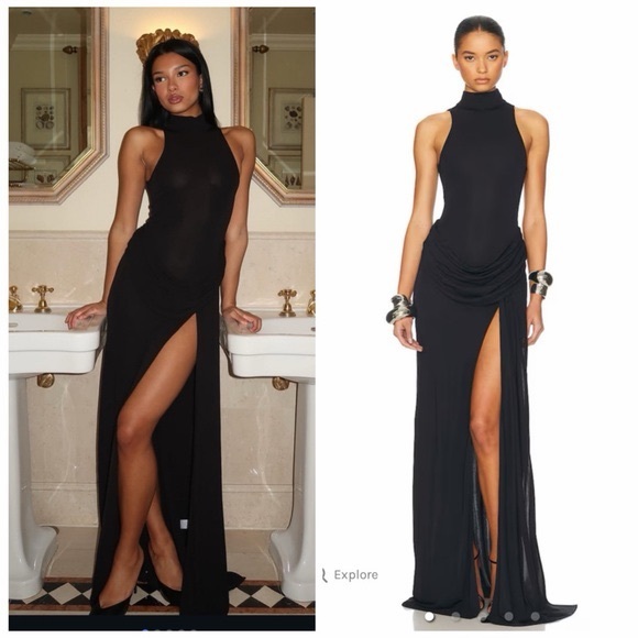 Helsa The Ophelia Dress in Black